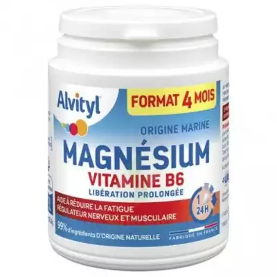 Alvityl Magnésium Vitamine B6 Libération Prolongée Comprimés Lp Pot/120 à Toul